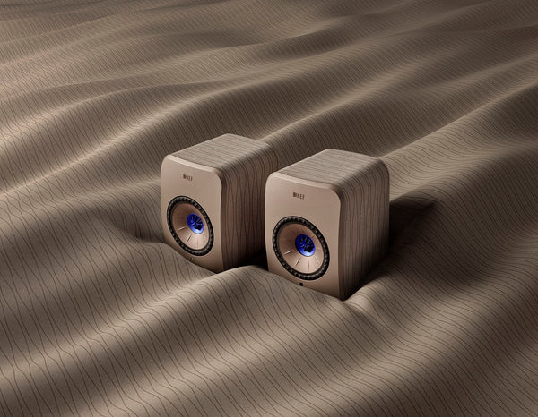 KEF LSX II　SOUNDWAVE by Terence Conran KEF LSX II Wireless Hi-Fi Speakers - Soundwave by Terrence